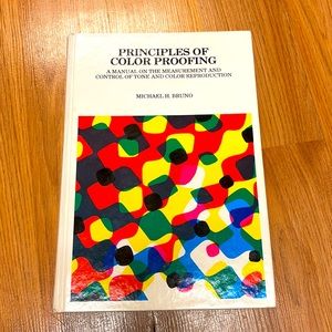 1980s vintage textbook on Color Proofing